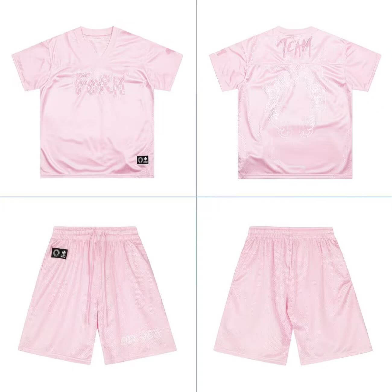 【Chrome Hearts】メッシュ アイスホッケージャージ 上下セット Vネック スポーツ 半袖 ショートパンツ オーバーサイズ メンズ レディース 2 【Chrome Hearts】メッシュ アイスホッケージャージ 上下セット Vネック スポーツ 半袖 ショートパンツ オーバーサイズ メンズ レディース - 画像 (2)