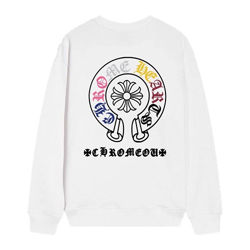 【Chrome Hearts】26SS マルチカラーレインボーロゴ&ホースシュー CHプラス クルーネック スウェット トレーナー(長袖・ユニセックス・オーバーサイズ)【D33】 3 【Chrome Hearts】26SS マルチカラーレインボーロゴ&ホースシュー CHプラス クルーネック スウェット トレーナー(長袖・ユニセックス・オーバーサイズ)【D33】 - 画像 (3)