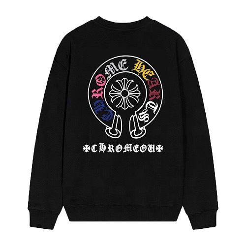 【Chrome Hearts】26SS マルチカラーレインボーロゴ&ホースシュー CHプラス クルーネック スウェット トレーナー(長袖・ユニセックス・オーバーサイズ)【D33】 1 【Chrome Hearts】26SS マルチカラーレインボーロゴ&ホースシュー CHプラス クルーネック スウェット トレーナー(長袖・ユニセックス・オーバーサイズ)【D33】