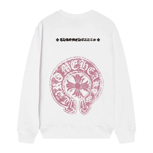 【Chrome Hearts】26SS ヴィンテージディストレストピンクホースシュー&CHプラスロゴ クルーネック スウェット トレーナー(長袖・ユニセックス・オーバーサイズ)【D43】 3 【Chrome Hearts】26SS ヴィンテージディストレストピンクホースシュー&CHプラスロゴ クルーネック スウェット トレーナー(長袖・ユニセックス・オーバーサイズ)【D43】 - 画像 (3)