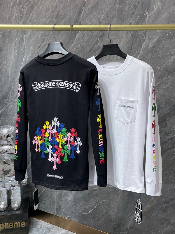 【激安】Chrome Hearts T-shirts クロムハーツ Tシャツ 長袖【8685】 1 【激安】Chrome Hearts T-shirts クロムハーツ Tシャツ 長袖【8685】