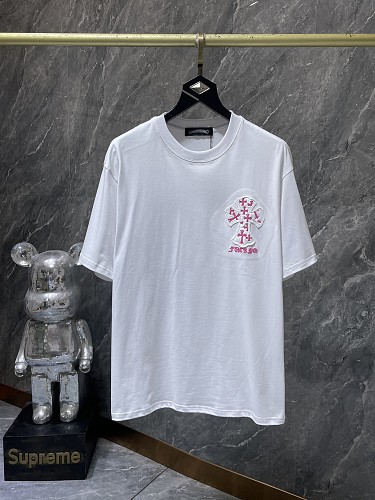 【Chrome Hearts】26SS ビッグクロス アップリケ刺繍 半袖Tシャツ オーバーサイズ メンズ レディース ストリートファッション 【8960】 5 【Chrome Hearts】26SS ビッグクロス アップリケ刺繍 半袖Tシャツ オーバーサイズ メンズ レディース ストリートファッション 【8960】 - 画像 (5)