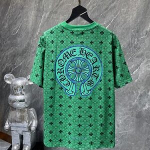 ホーム 18 【Chrome Hearts】26SS オールオーバークロスプリント 半袖Tシャツ オーバーサイズ メンズ レディース ストリートファッション 【8991】