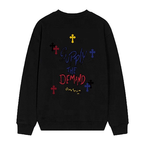 【Chrome Hearts】26SS SUPPLY THE DEMAND グラフィティレタリング&マルチカラーCHプラス クルーネック スウェット トレーナー(長袖・ユニセックス・オーバーサイズ)【D35】 1 【Chrome Hearts】26SS SUPPLY THE DEMAND グラフィティレタリング&マルチカラーCHプラス クルーネック スウェット トレーナー(長袖・ユニセックス・オーバーサイズ)【D35】