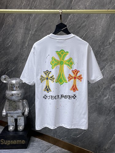 【Chrome Hearts】26SS クロス グラフィティ ハンドペイント 半袖Tシャツ オーバーサイズ メンズ レディース ストリートファッション 【8959】 4 【Chrome Hearts】26SS クロス グラフィティ ハンドペイント 半袖Tシャツ オーバーサイズ メンズ レディース ストリートファッション 【8959】 - 画像 (4)
