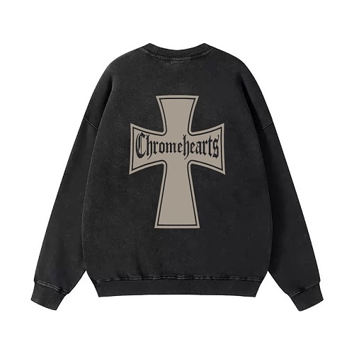 【Chrome Hearts】ホースシュー フローラルクロス クルーネックスウェット オーバーサイズ バックプリント メンズ レディース ストリート 韓国ファッション Y2K 人気【N06】 3 【Chrome Hearts】ホースシュー フローラルクロス クルーネックスウェット オーバーサイズ バックプリント メンズ レディース ストリート 韓国ファッション Y2K 人気【N06】 - 画像 (3)