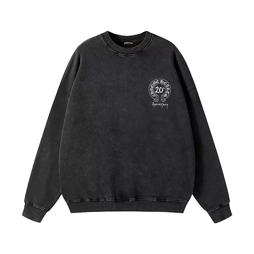 【Chrome Hearts】20th Anniversary ホースシュー クルーネックスウェット バックプリント オーバーサイズ メンズ レディース ストリート 韓国ファッション Y2K 人気【N07】 2 【Chrome Hearts】20th Anniversary ホースシュー クルーネックスウェット バックプリント オーバーサイズ メンズ レディース ストリート 韓国ファッション Y2K 人気【N07】 - 画像 (2)