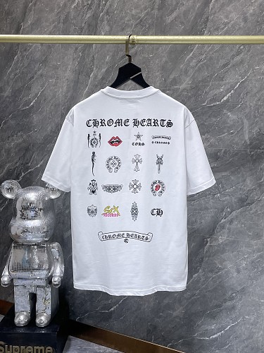 【Chrome Hearts】26SS ダメージ加工 クロス刺繍 グラフィティ 半袖Tシャツ オーバーサイズ メンズ レディース 【8977】 4 【Chrome Hearts】26SS ダメージ加工 クロス刺繍 グラフィティ 半袖Tシャツ オーバーサイズ メンズ レディース 【8977】 - 画像 (4)