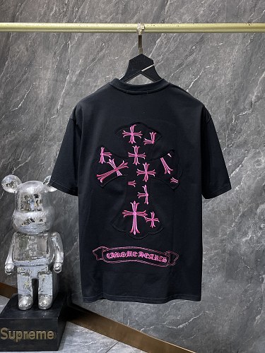 【Chrome Hearts】26SS ビッグクロス アップリケ刺繍 半袖Tシャツ オーバーサイズ メンズ レディース ストリートファッション 【8960】 2 【Chrome Hearts】26SS ビッグクロス アップリケ刺繍 半袖Tシャツ オーバーサイズ メンズ レディース ストリートファッション 【8960】 - 画像 (2)