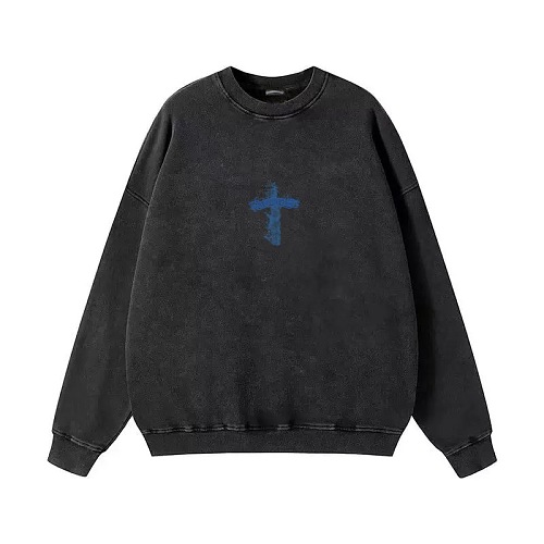 【Chrome Hearts】フレイムクロス クルーネックスウェット バックプリント オーバーサイズ メンズ レディース ストリート 韓国ファッション Y2K アメカジ 人気【N02】 2 【Chrome Hearts】フレイムクロス クルーネックスウェット バックプリント オーバーサイズ メンズ レディース ストリート 韓国ファッション Y2K アメカジ 人気【N02】 - 画像 (2)