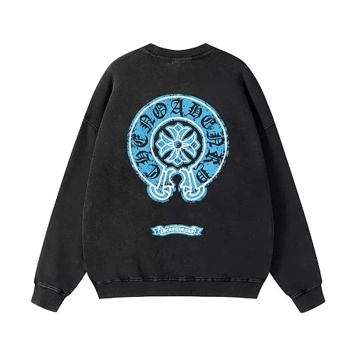 【Chrome Hearts】ホースシュー フローラルクロス クルーネックスウェット バックプリント オーバーサイズ メンズ レディース ストリート 韓国ファッション Y2K 人気【N03】 3 【Chrome Hearts】ホースシュー フローラルクロス クルーネックスウェット バックプリント オーバーサイズ メンズ レディース ストリート 韓国ファッション Y2K 人気【N03】 - 画像 (3)