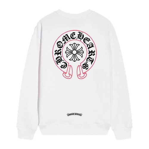 【Chrome Hearts】26SS ピンクホースシュー&プラス クロス クルーネック スウェット トレーナー(長袖・ユニセックス・オーバーサイズ)【D45】 2 【Chrome Hearts】26SS ピンクホースシュー&プラス クロス クルーネック スウェット トレーナー(長袖・ユニセックス・オーバーサイズ)【D45】 - 画像 (2)