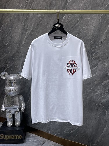 【Chrome Hearts】26SS ソード クロス アップリケ刺繍 半袖Tシャツ 270g ヘビーウェイト オーバーサイズ メンズ レディース【8967】 5 【Chrome Hearts】26SS ソード クロス アップリケ刺繍 半袖Tシャツ 270g ヘビーウェイト オーバーサイズ メンズ レディース【8967】 - 画像 (5)