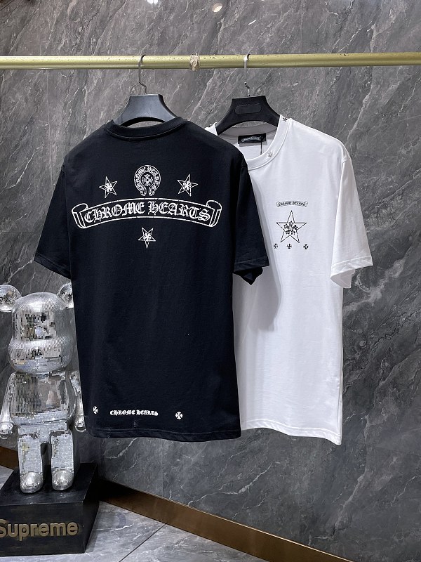 【激安】Chrome Hearts 2026SS ホースシュー スター リベット Tシャツ 【8956】 1 【激安】Chrome Hearts 2026SS ホースシュー スター リベット Tシャツ 【8956】