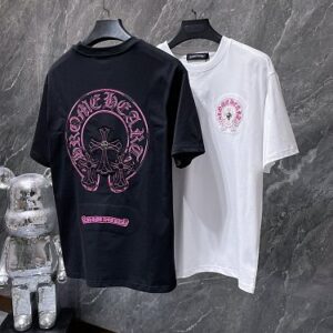 ホーム 9 【激安】Chrome Hearts T-shirts クロムハーツ Tシャツ 半袖 刺繍 ホースシュー【8955】