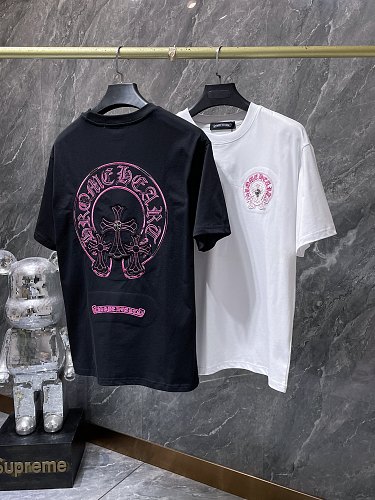 【激安】Chrome Hearts T-shirts クロムハーツ Tシャツ 半袖 刺繍 ホースシュー【8955】 1 【激安】Chrome Hearts T-shirts クロムハーツ Tシャツ 半袖 刺繍 ホースシュー【8955】